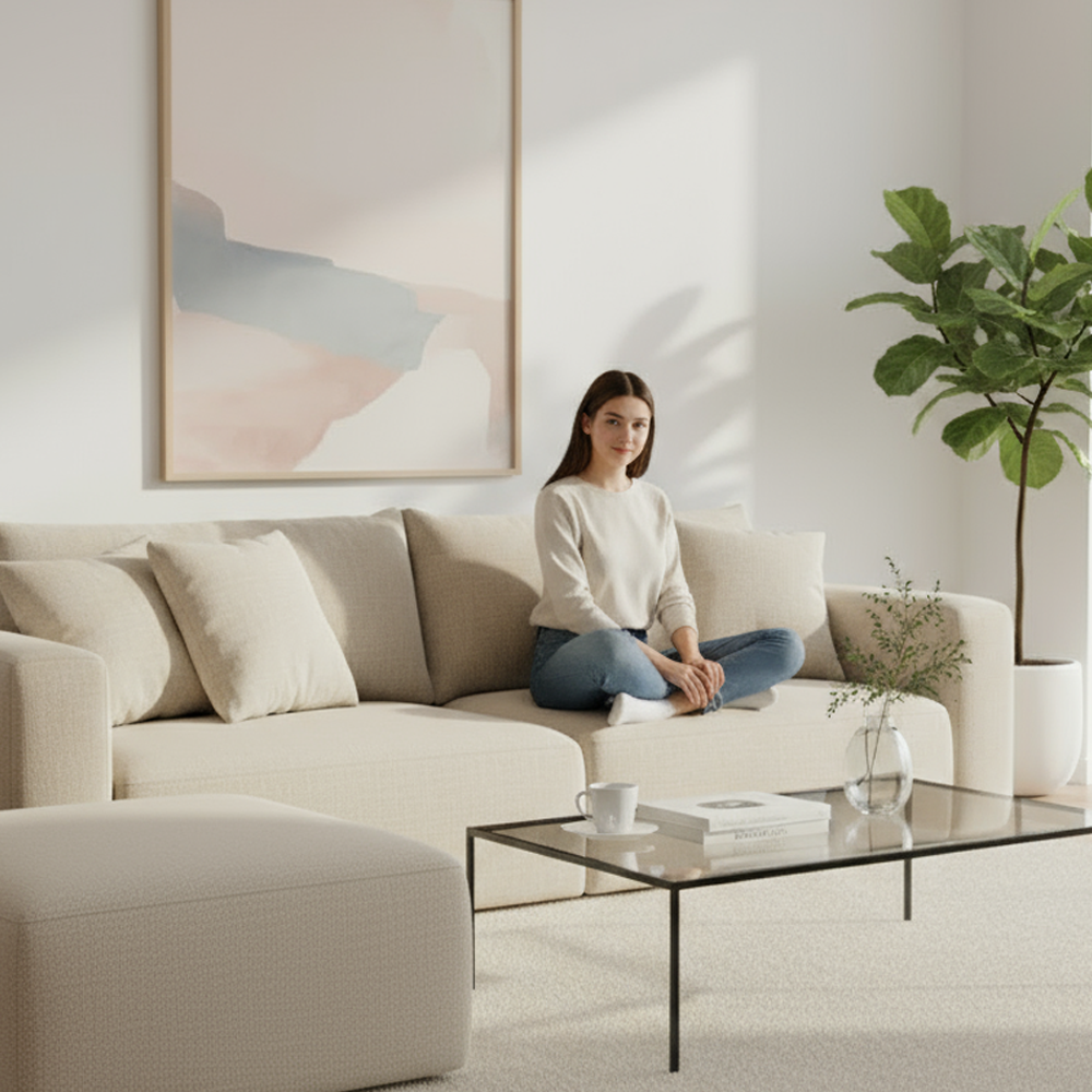 Dune 3-Seat Sofa Soft Neutral