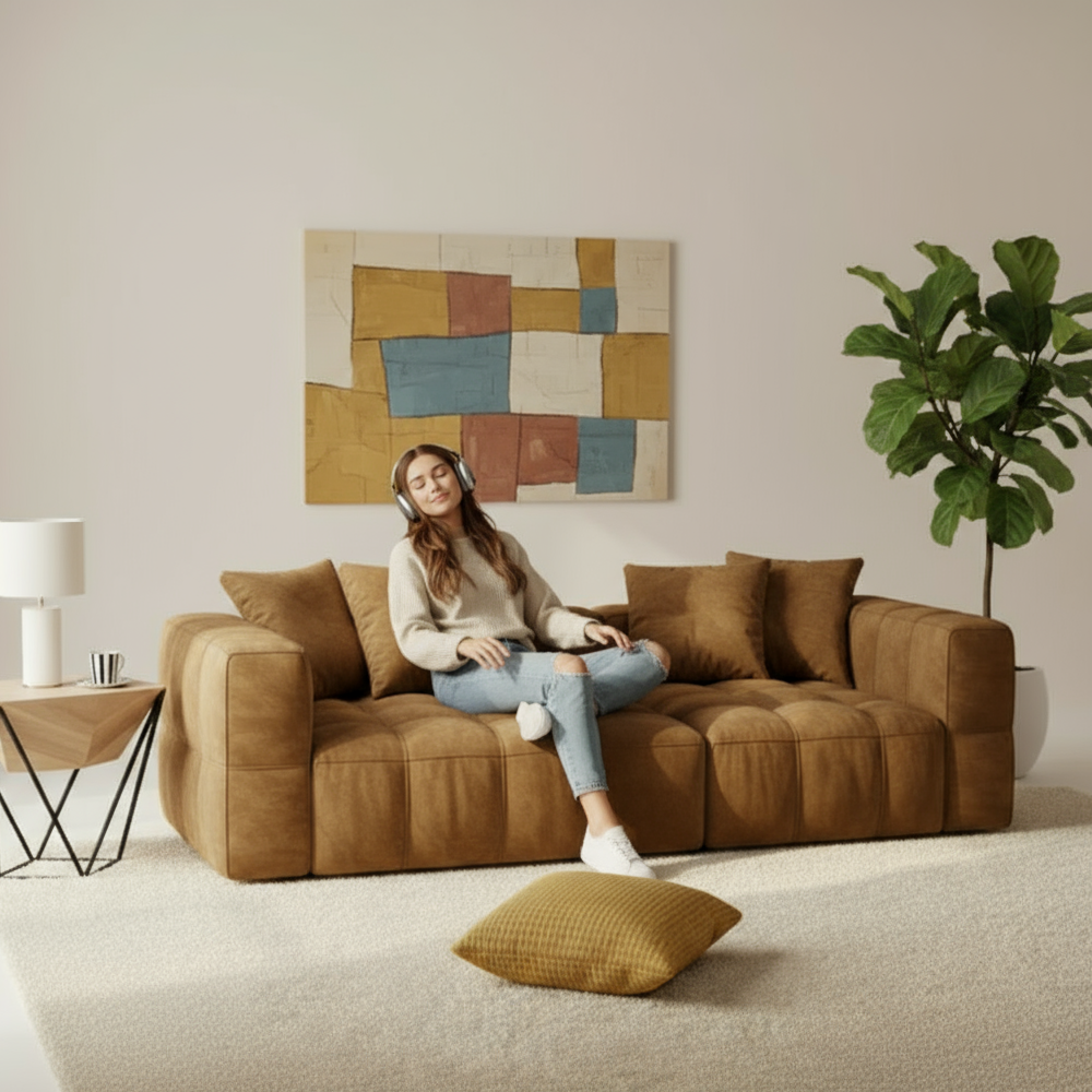 Sierra 3-Seat Sofa Deep Comfort