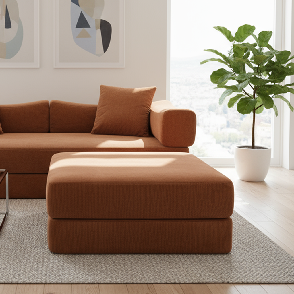 Mesa Ottoman Compact Soft Seat