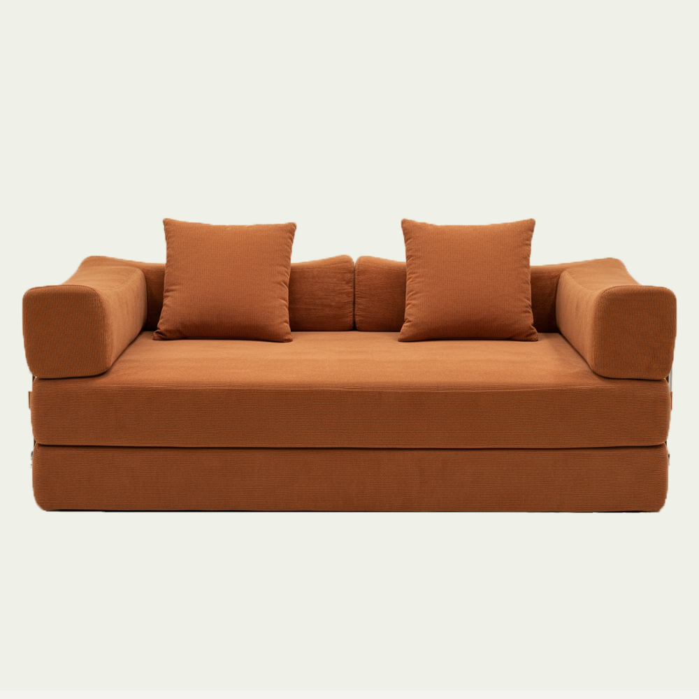 Terracotta Modular 3-Seat Sofa
