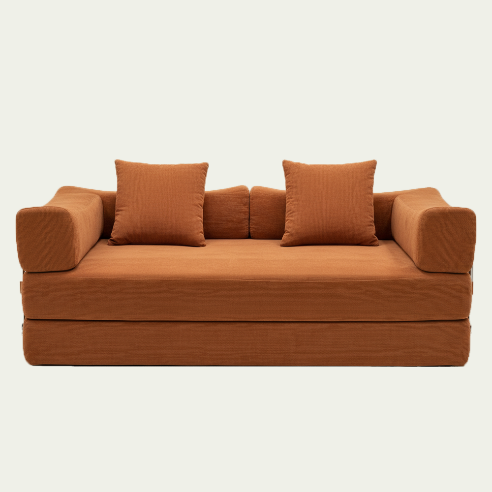 Terracotta Modular 3-Seat Sofa