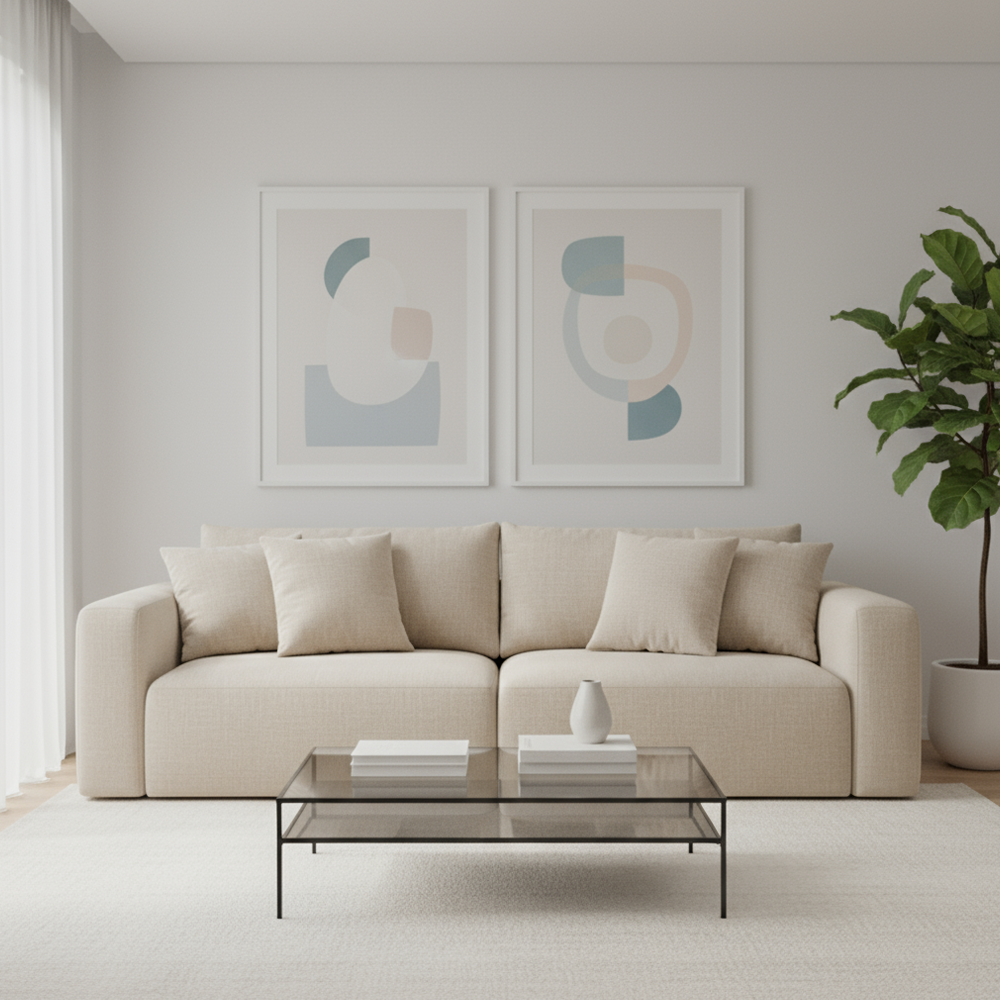 Dune 3-Seat Sofa Soft Neutral