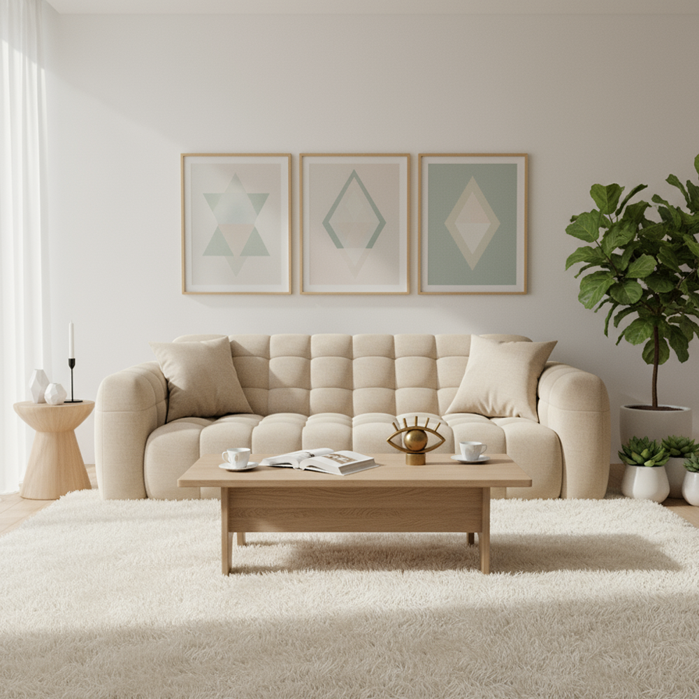 Solace 3-Seat Sofa Plush Comfort