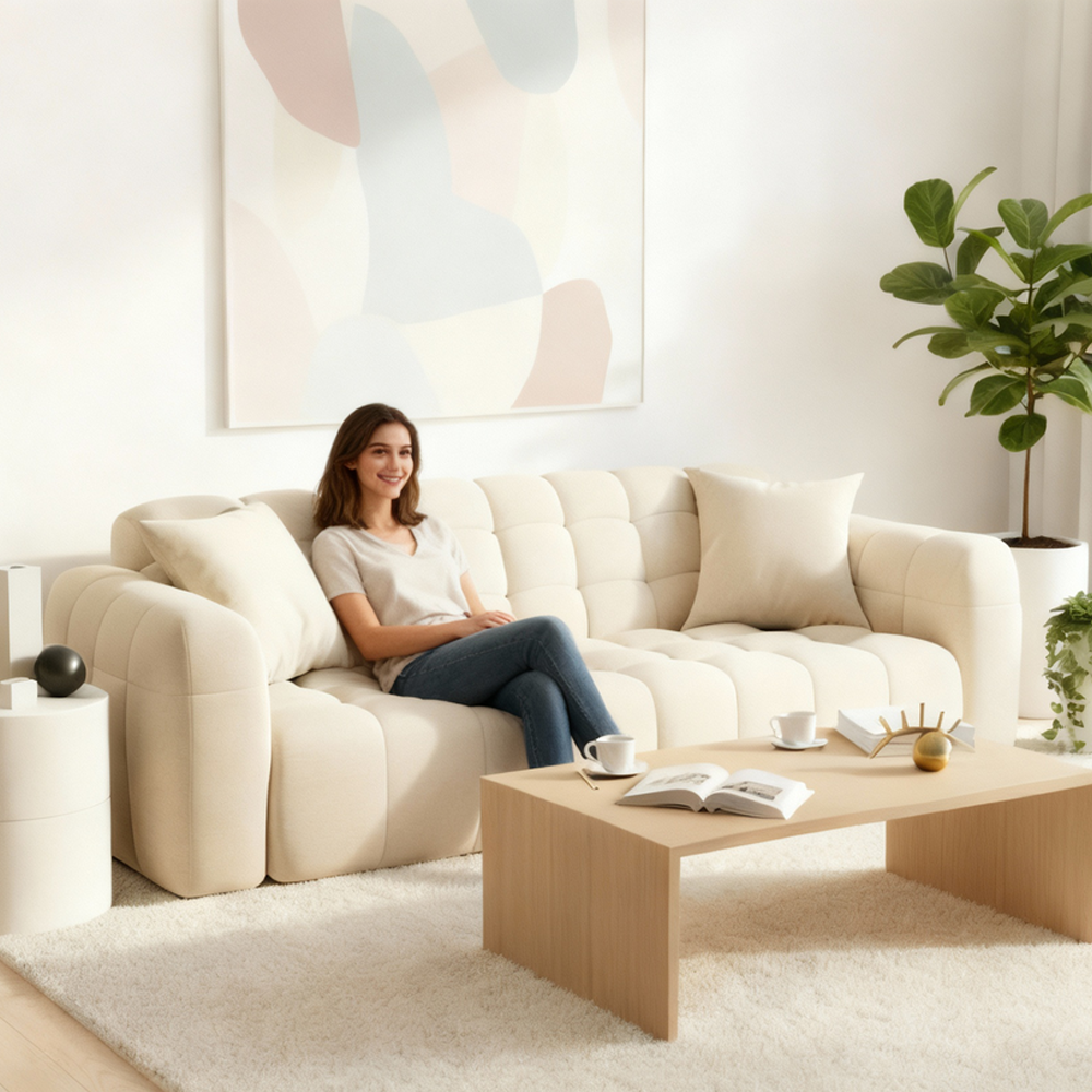 Solace 3-Seat Sofa Plush Comfort