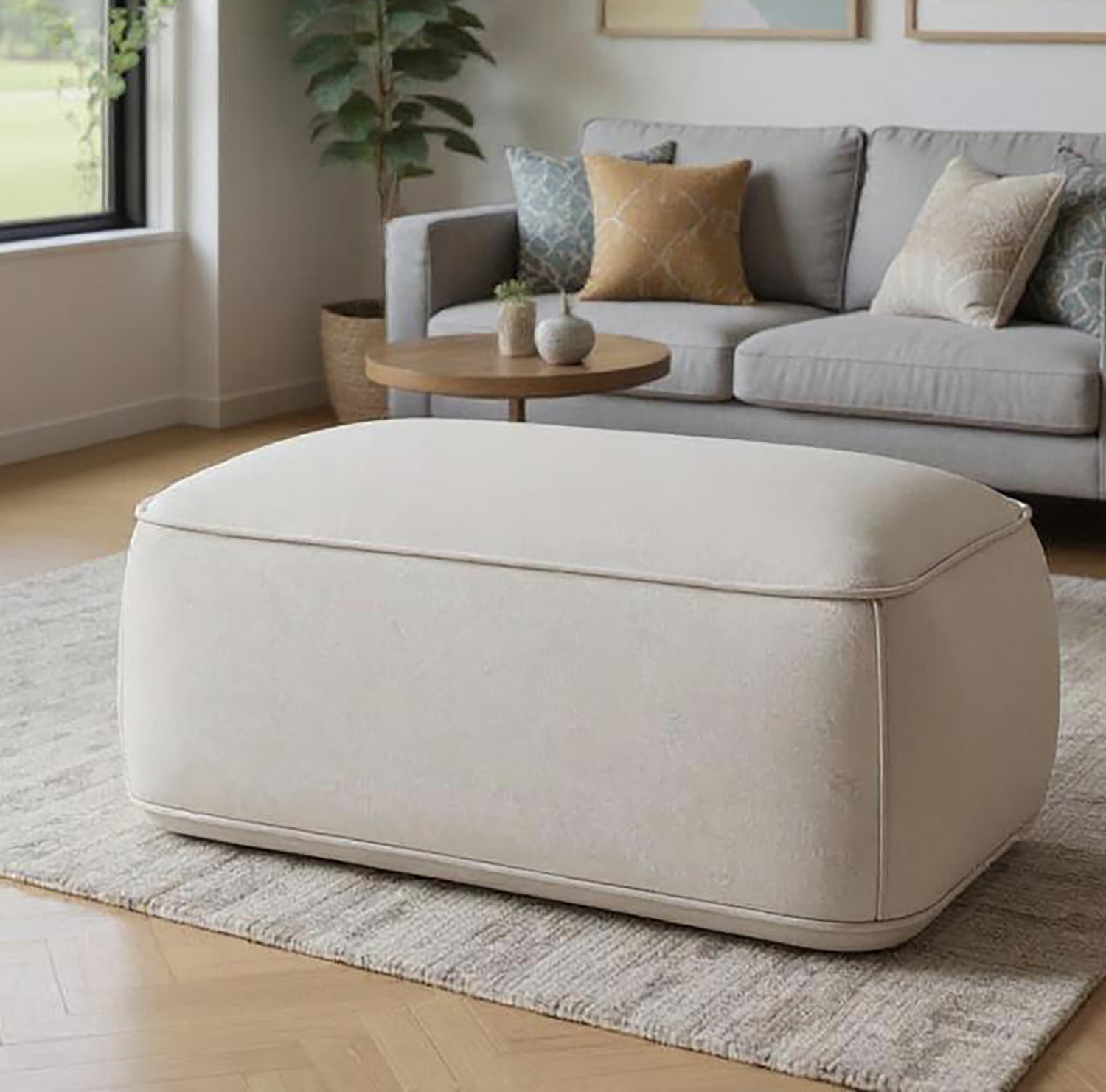 Willow Ottoman Plush Comfort