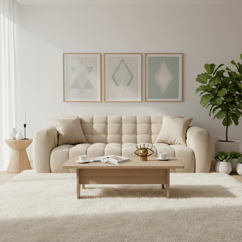 Solace 3-Seat Sofa Plush Comfort