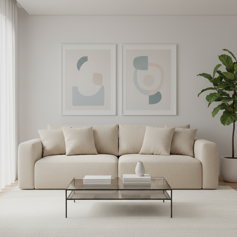 Dune 3-Seat Sofa Soft Neutral